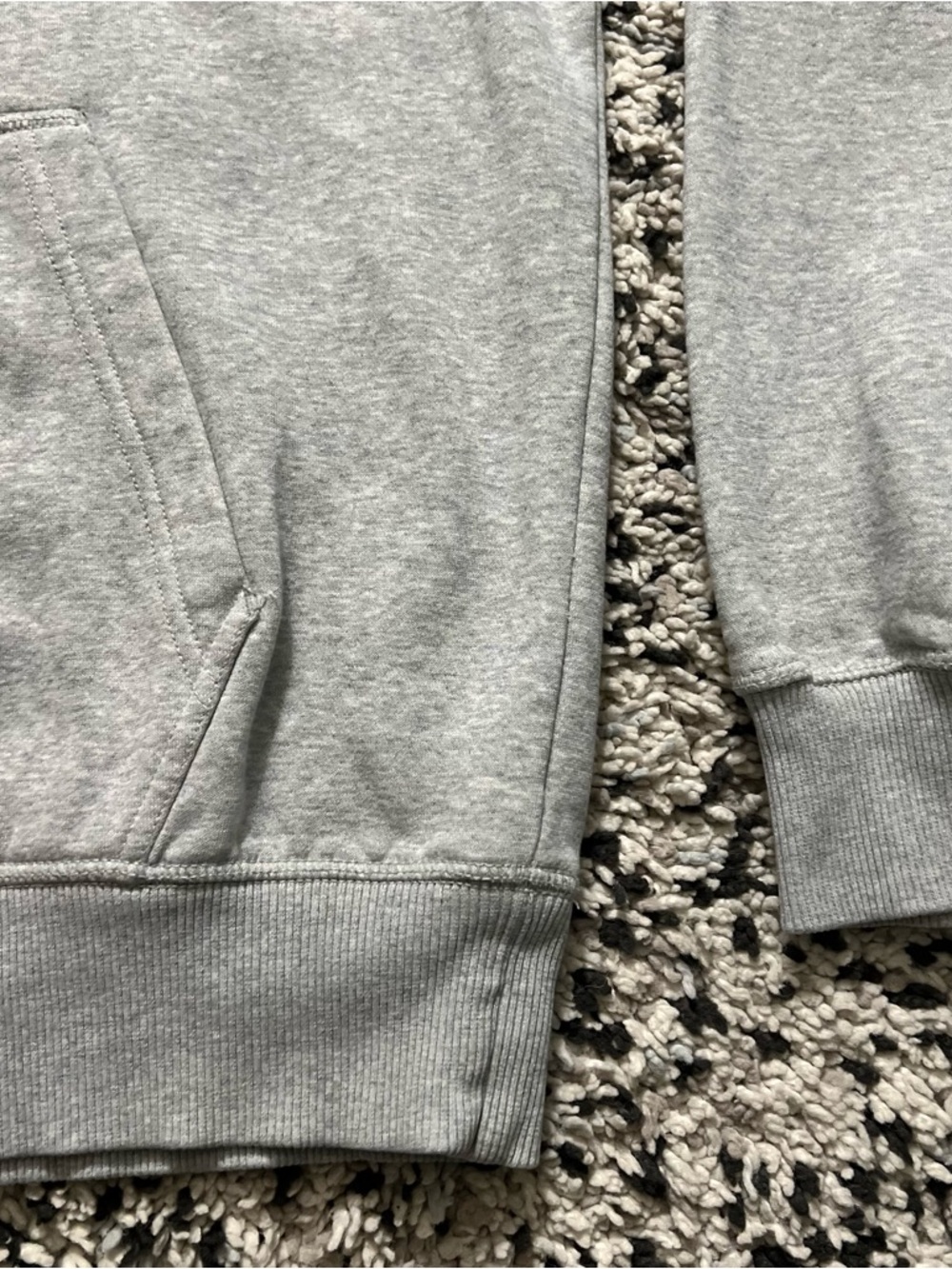 Tommy Hilfiger Hoodie Grey Pullover Spellout Logo Men’s Size XL - Picture 11 of 15